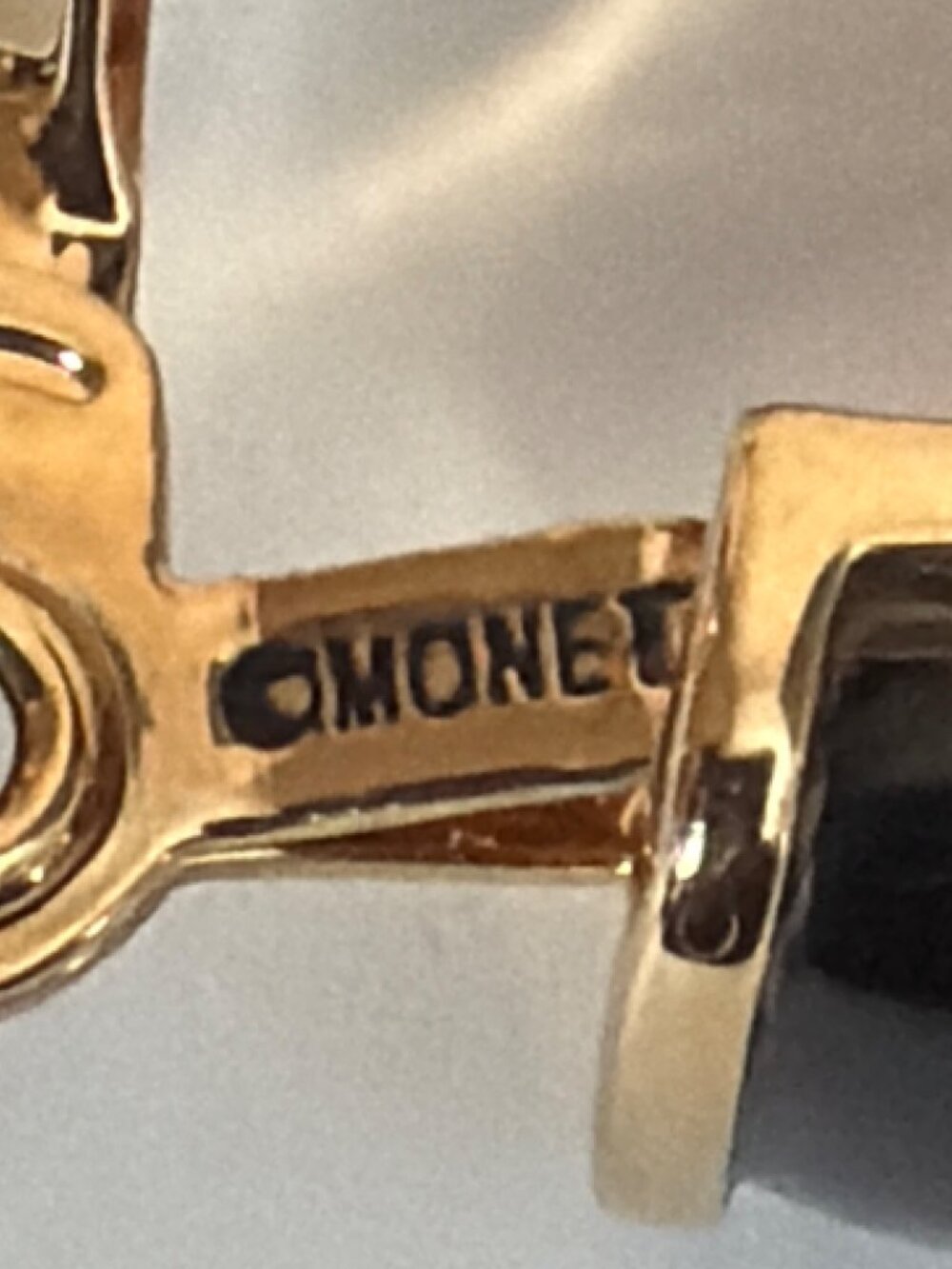 Vintage Monet & Erwin Clip On Earring Lot of 4 Pairs Gold Silver Designer - Picture 4 of 16